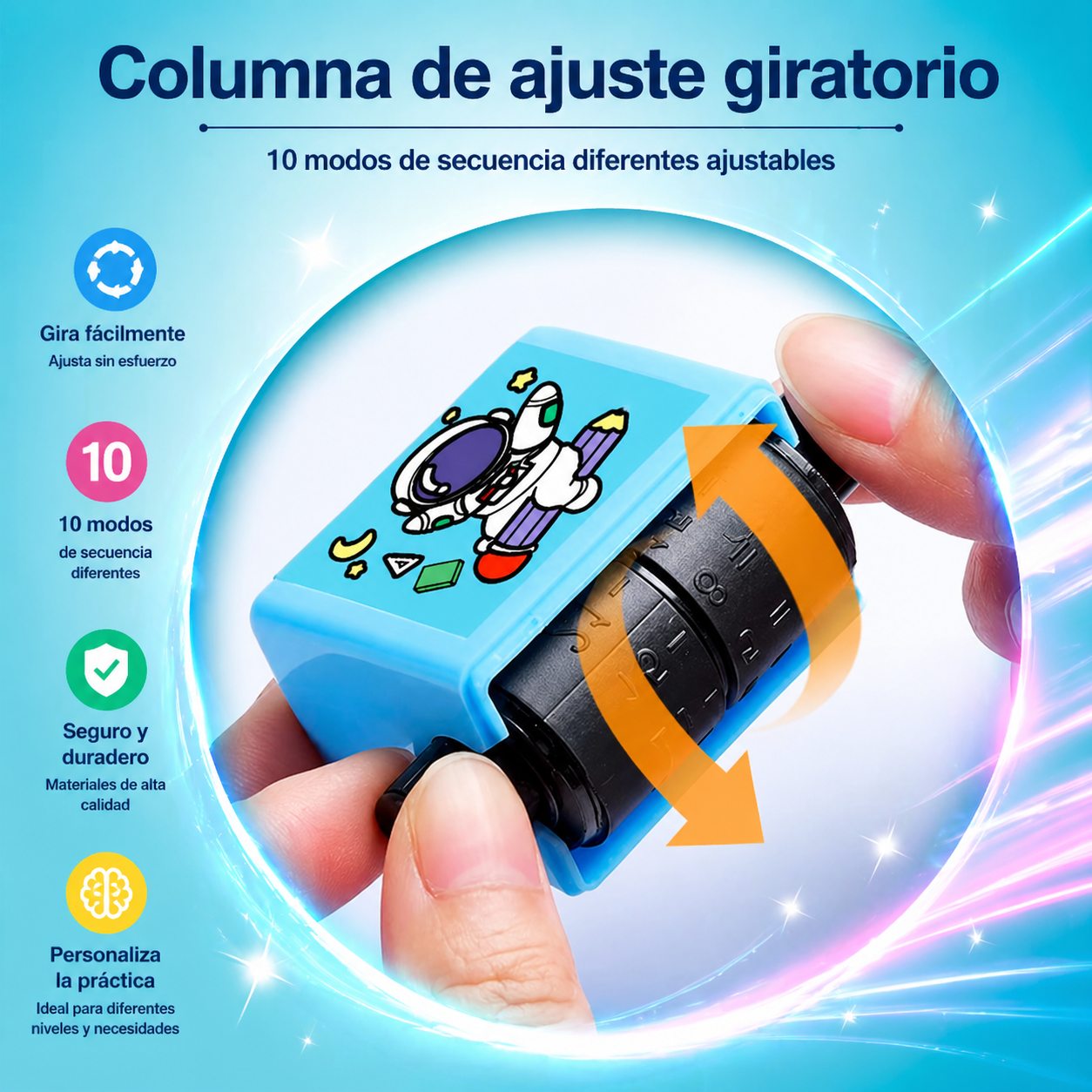 SET DE RODILLOS EDUCATIVOS DE SUMA Y RESTA